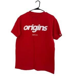 Origins Men’s Red Logo T-Shirt - Size M